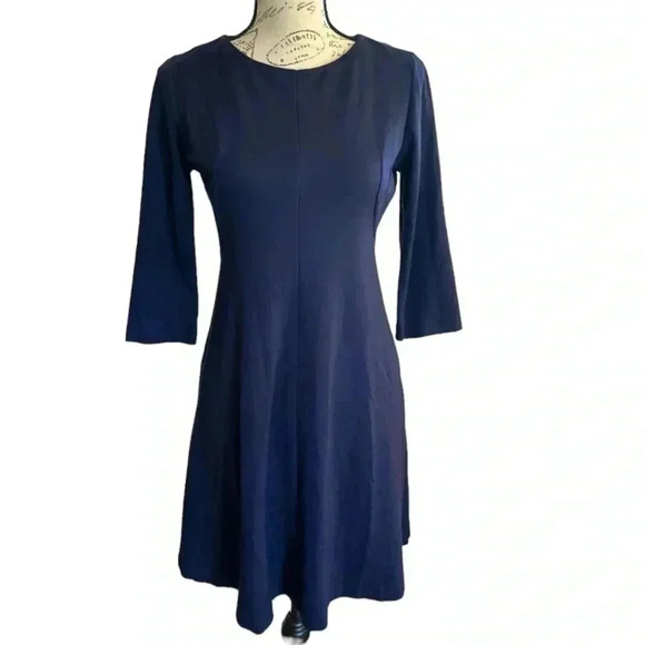 Amanda Uprichard Fitted Navy Dress size Small - Picture 2 of 11